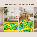 Whimsical Jungle Creature Layout(Green)