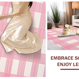 Contemporary Fluffy Diamond Arrangement(Pink)