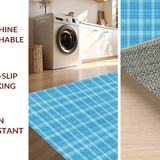 Elegant Minimalist Check Motif(Blue)