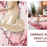 Ultra Soft Area Rug, Non Slip, Stain Resistant, Washable Area Rugs for Living Room, Bedroom, Artistic Minimalist Cherry Design(Pink)