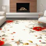 Elegant Earthy Floral Fusion(Red)