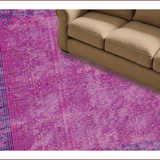 Ultra Soft Area Rug, Non Slip, Stain Resistant, Washable Area Rugs for Living Room, Bedroom, Playful Pink Whimsical Design(Pink)
