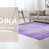 Ultra Soft Area Rug, Non Slip, Stain Resistant, Washable Area Rugs for Living Room, Bedroom, Vibrant Cozy Shaggy Atmosphere(Purple)