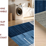 Elegant Textured Geometric Shapes(Blue)