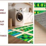Ultra Soft Area Rug, Non Slip, Stain Resistant, Washable Area Rugs for Living Room, Bedroom, Imaginative Airport Play Mat for Kids' Bedroom(Green)