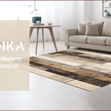 Ultra Soft Area Rug, Non Slip, Stain Resistant, Washable Area Rugs for Living Room, Bedroom, Cozy Cottage Inspired Patterns(Beige)