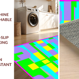 Lively Pink and White Checker(Green)