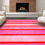 Joyful Cheerful Bath Mat Expression(Pink)