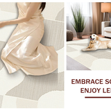 Chic Linear Cream Wave Design(Beige)