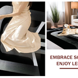 Eye catching Fluffy Checkerboard(Gray)