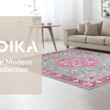 Vibrant Patterned Ogee Elegance(Green)