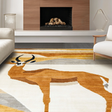 Cozy Camel Patterned Statement(Beige)