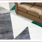 Ultra Soft Area Rug, Non Slip, Stain Resistant, Washable Area Rugs for Living Room, Bedroom, Stain-Resistant Soft Area Rug for Modern Spaces(Gray)