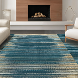 Ultra Soft Area Rug, Non Slip, Stain Resistant, Washable Area Rugs for Living Room, Bedroom, Ombre Spectrum Area Rug(Blue)