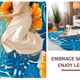 Whimsical Floral Leaf Palette(Blue)