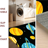 Dynamic Orbiting Planet Illustration(Black)