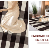 Chic Modern Neutral Grid Motif(Beige)