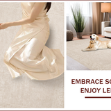 Ultra Soft Area Rug, Non Slip, Stain Resistant, Washable Area Rugs for Living Room, Bedroom, Beige Hand-Tufted Boho Living Room Rug(Beige)
