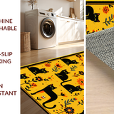 Contemporary Cat Flower Arrangement(Yellow)