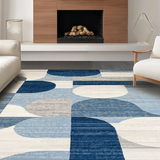 Minimalist Textured Linear Abstraction(Blue)