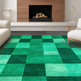 Chic Dark Green Geometric(Green)
