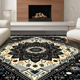 Contemporary Shag Tassel Accent(Black)