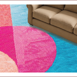 Ultra Soft Area Rug, Non Slip, Stain Resistant, Washable Area Rugs for Living Room, Bedroom, Modern Boho Living Room Washable Area Carpet(Pink)