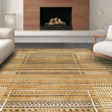 Elegant Linear Patterned Design(Beige)