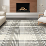 Ultra Soft Area Rug, Non Slip, Stain Resistant, Washable Area Rugs for Living Room, Bedroom, Modern Rustic Beige Geometry(Beige)