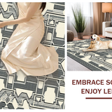 Contemporary Dark Gray Lattice Style(Black)