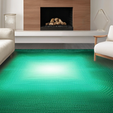 Chic UV Reactive Circular Motif(Green)