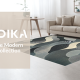 Stylish Gray Wave Motif(Gray)