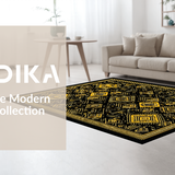 Artful Contemporary Symmetrical Design(Black)