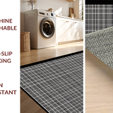 Elegant Black and White Trellis(Black)