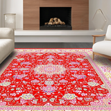 Artful Vintage Inspired Design(Red)