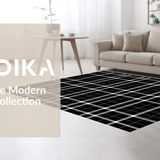 Trendy Minimalist Buffalo Plaid(Black)