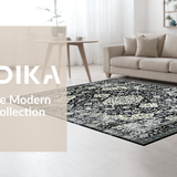 Elegant Geometric Tiled Arrangement(Black)