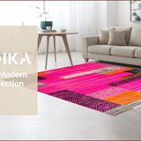 Ultra Soft Area Rug, Non Slip, Stain Resistant, Washable Area Rugs for Living Room, Bedroom, Vibrant Pink Animal Print Elegance(Pink)