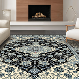 Artistic Low Pile Geometric Arrangement(Ivory)