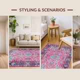 Chic Distressed Color Splash(Pink)