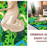 Whimsical Dino Adventure Landscape(Green)