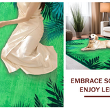 Dynamic Jungle Flora and Fauna Design(Green)