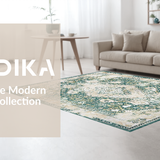 Elegant Circular Tiled Motif(Ivory)