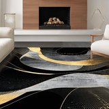 Dynamic Layered Monochrome Aesthetics(Black)