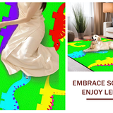 Ultra Soft Area Rug, Non Slip, Stain Resistant, Washable Area Rugs for Living Room, Bedroom, Charming Cartoon Animal Landscape Art(Green)