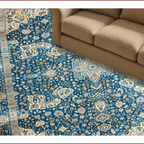 Elegant Floral Ogee Composition(Blue)