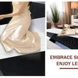 Ultra Soft Area Rug, Non Slip, Stain Resistant, Washable Area Rugs for Living Room, Bedroom, Modern Striking Monochrome Design(Black)