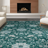 Sophisticated Contemporary Trellis Style(Blue)