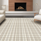 Trendy Transitional Striped Layout(Beige)