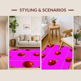 Contemporary Red and Orange Motif(Red)